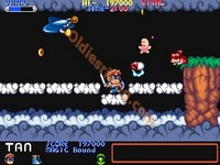 une photo d'Ã©cran de Mega Twins sur Arcade